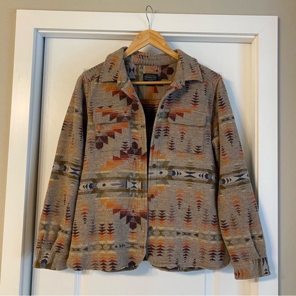 Wool Pendleton Shacket - Picture 3 of 9